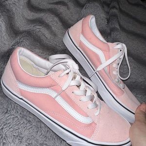 Vans Baby Pink Old Skool Kids Shoes